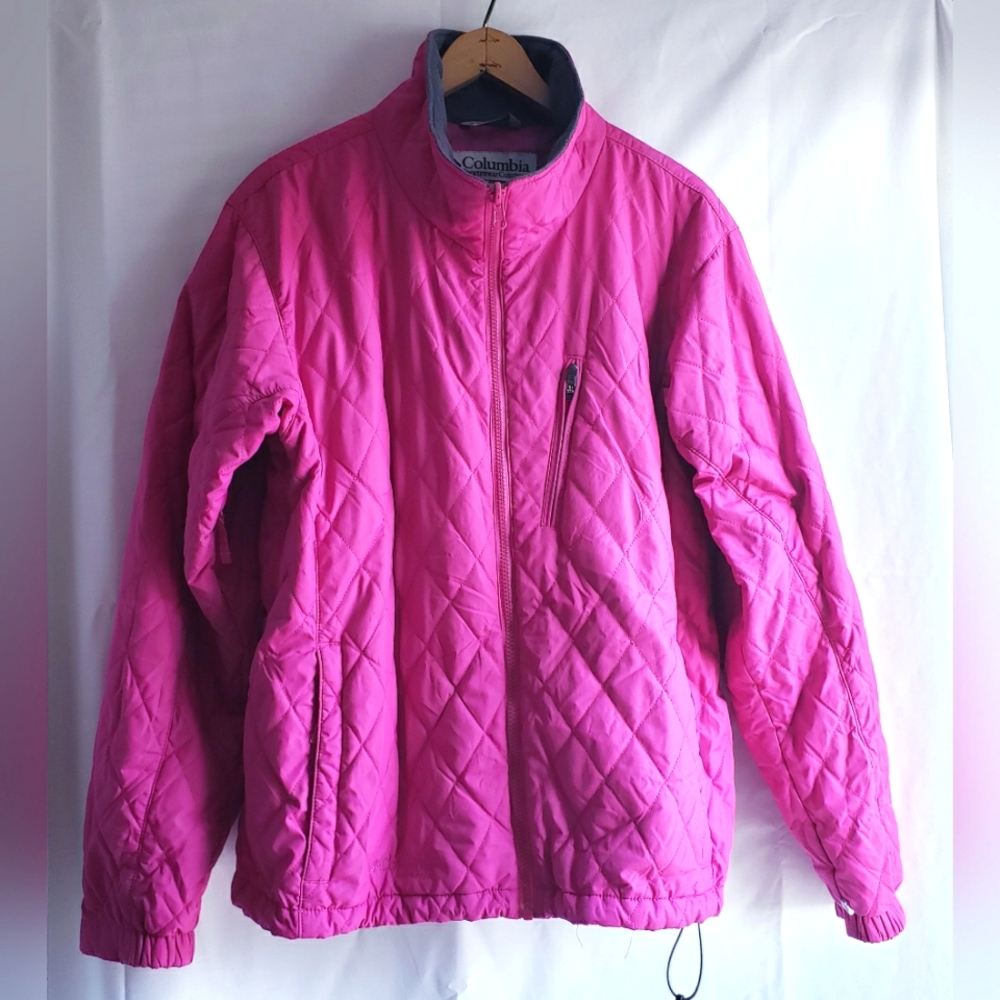 Columbia Women's Pink Vertex Quilted Core Interchange Jacket Size: XL